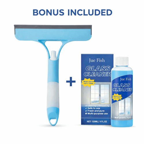 3 in 1 Window Cleaning Squeegee Wiper + Liquid
