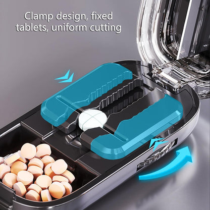 PillEase™ – Portable Pill Cutter with Adjustable Slots
