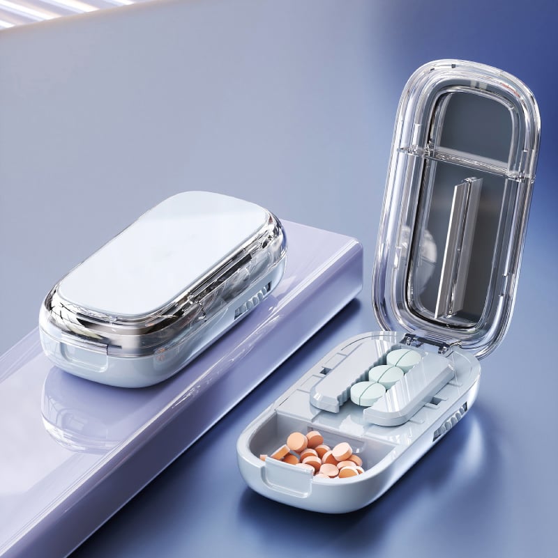 PillEase™ – Portable Pill Cutter with Adjustable Slots
