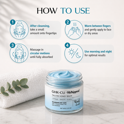 GHK-CU Whipped Tallow Honey Balm