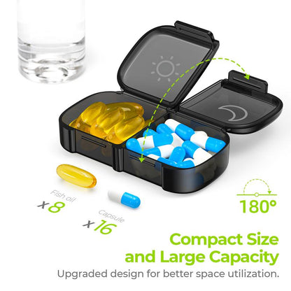Weekly Pill Organizer – Dual AM/PM Design & BPA-Free